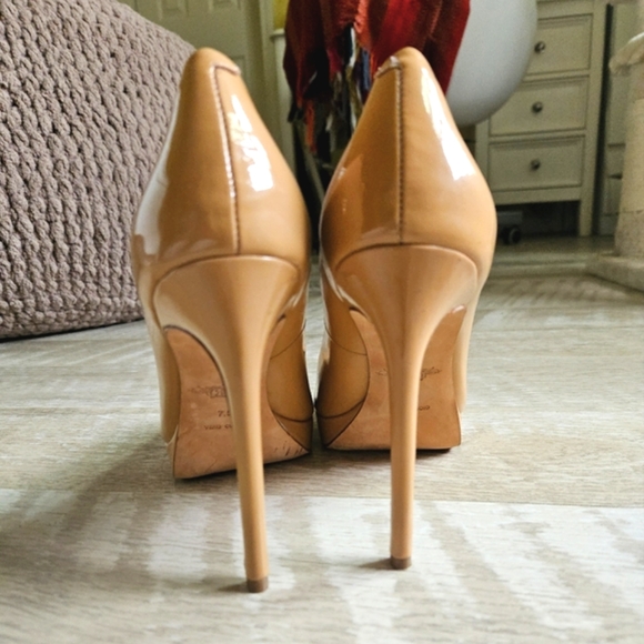 Rachel Roy Peep Toe Patent Leather Pumps - Picture 9 of 16